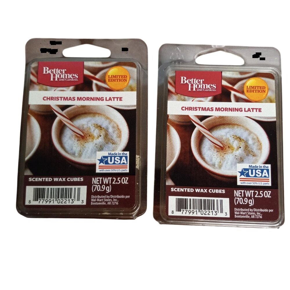 Better Homes & Gardens LE Christmas Morning Latte Scented Wax Cubes 2.5 Oz NEW - Picture 2 of 5